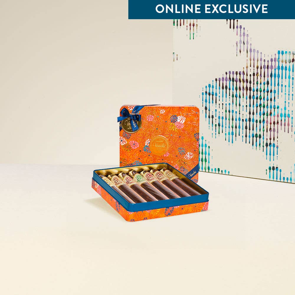 Cigar Selection Tin Box - Italian Gourmet Chocolate