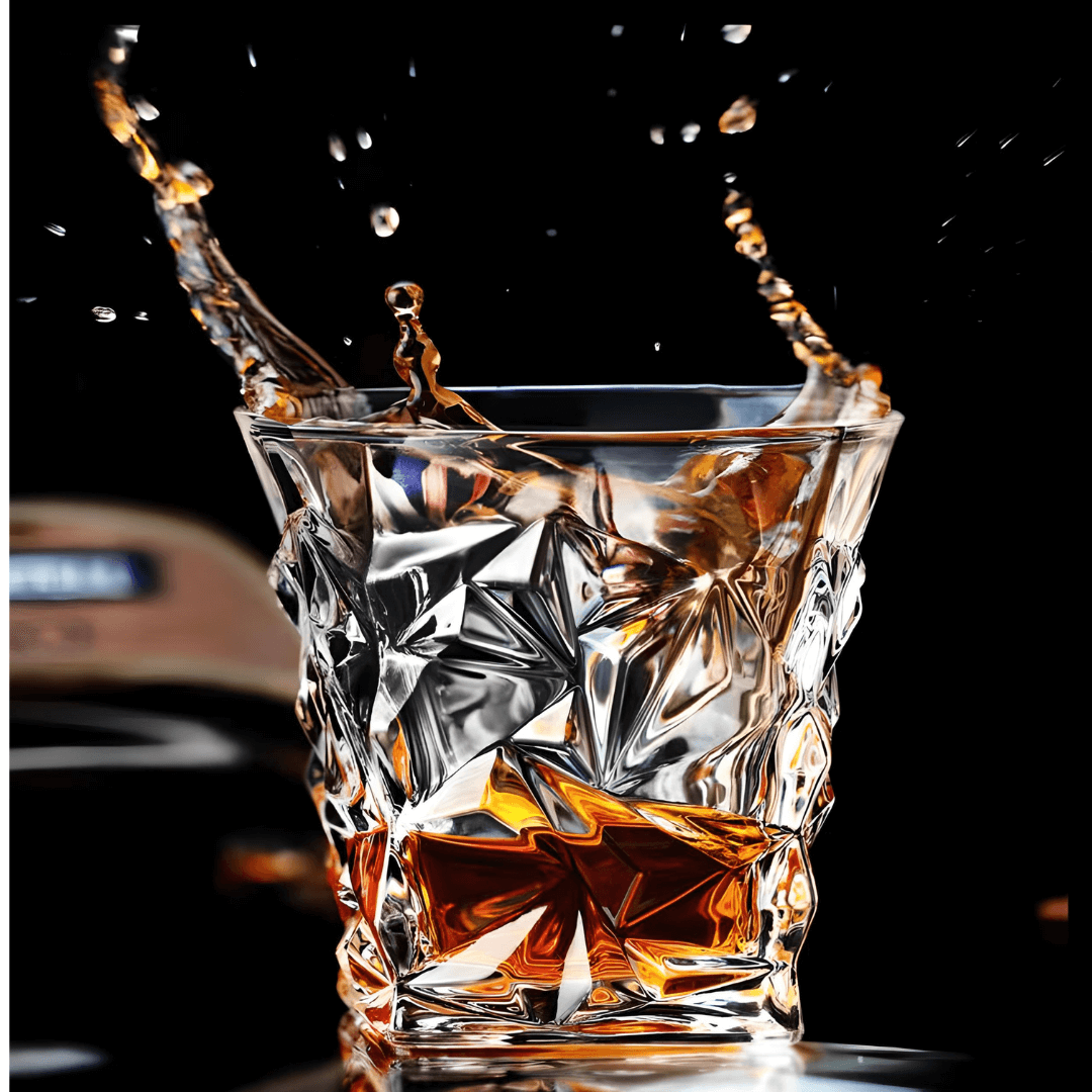 Vayu Japanese Crystal Whiskey Glass - Single