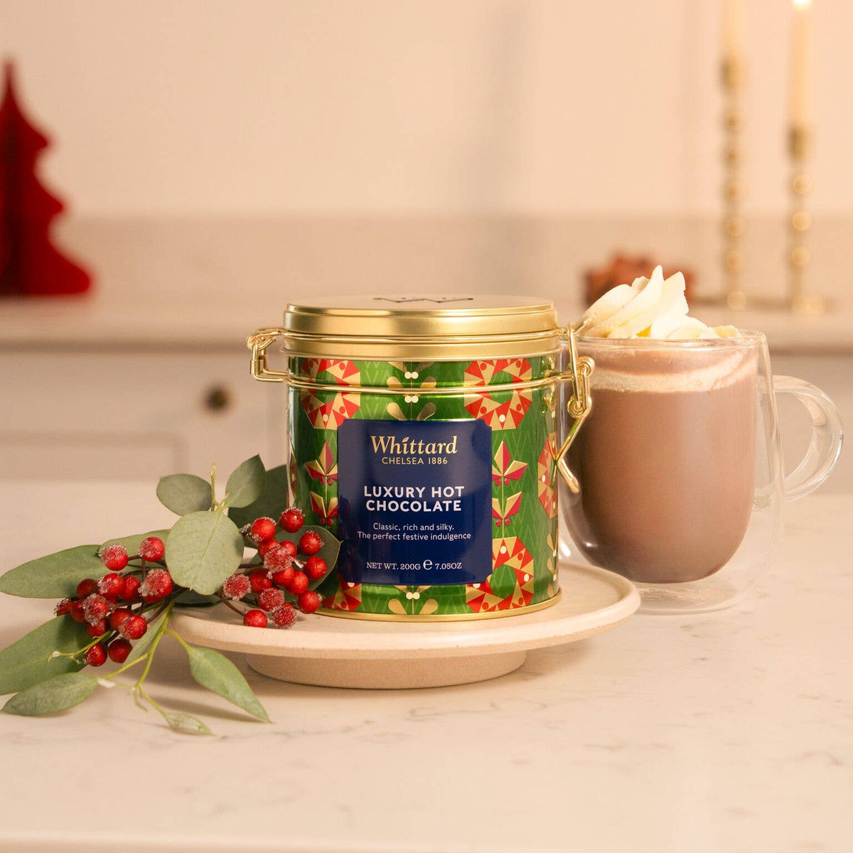 Whittard - Luxury Hot Chocolate Clip Top 7.05oz