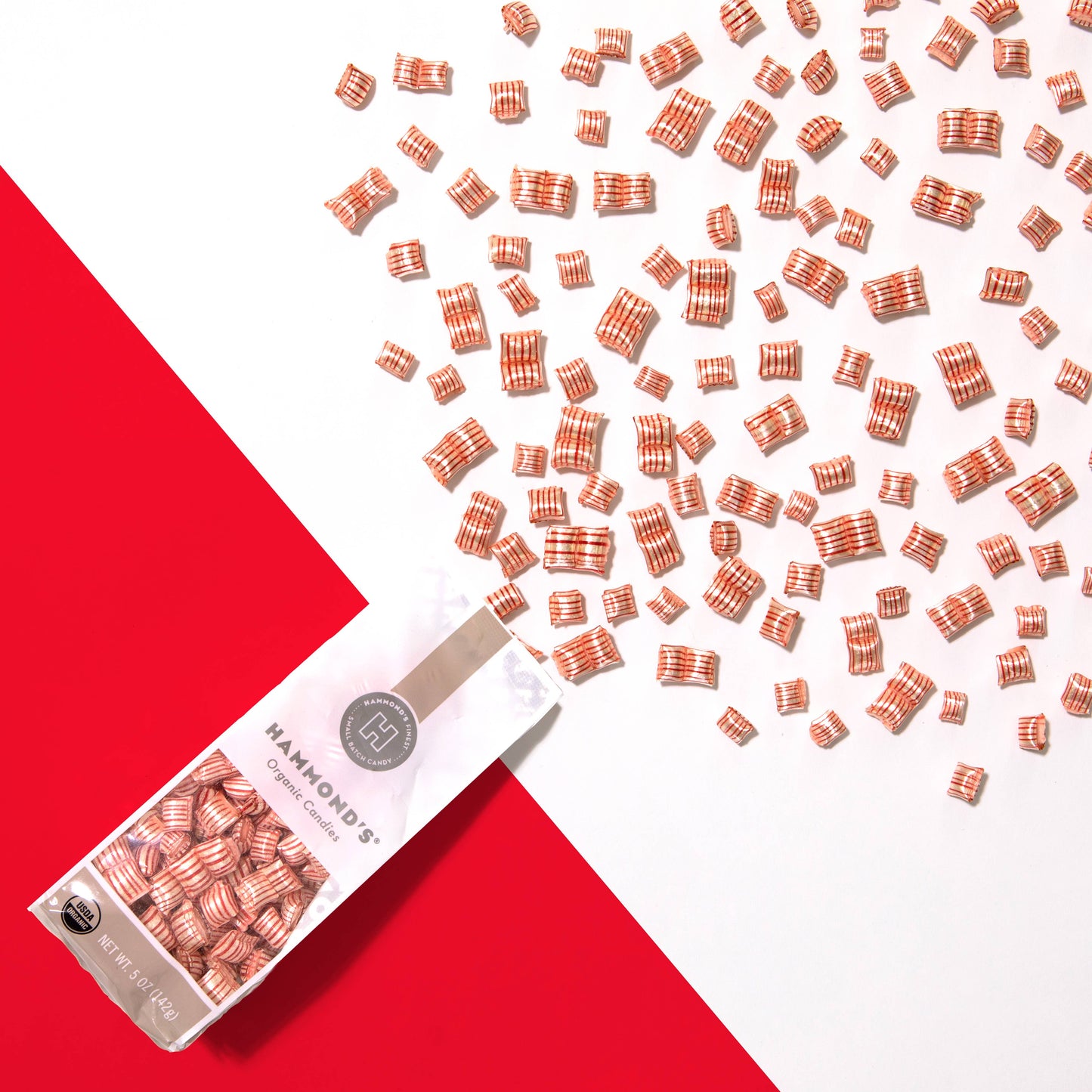 Organic Classic Candy - Pillows - Peppermint - 5 oz Gift Bag