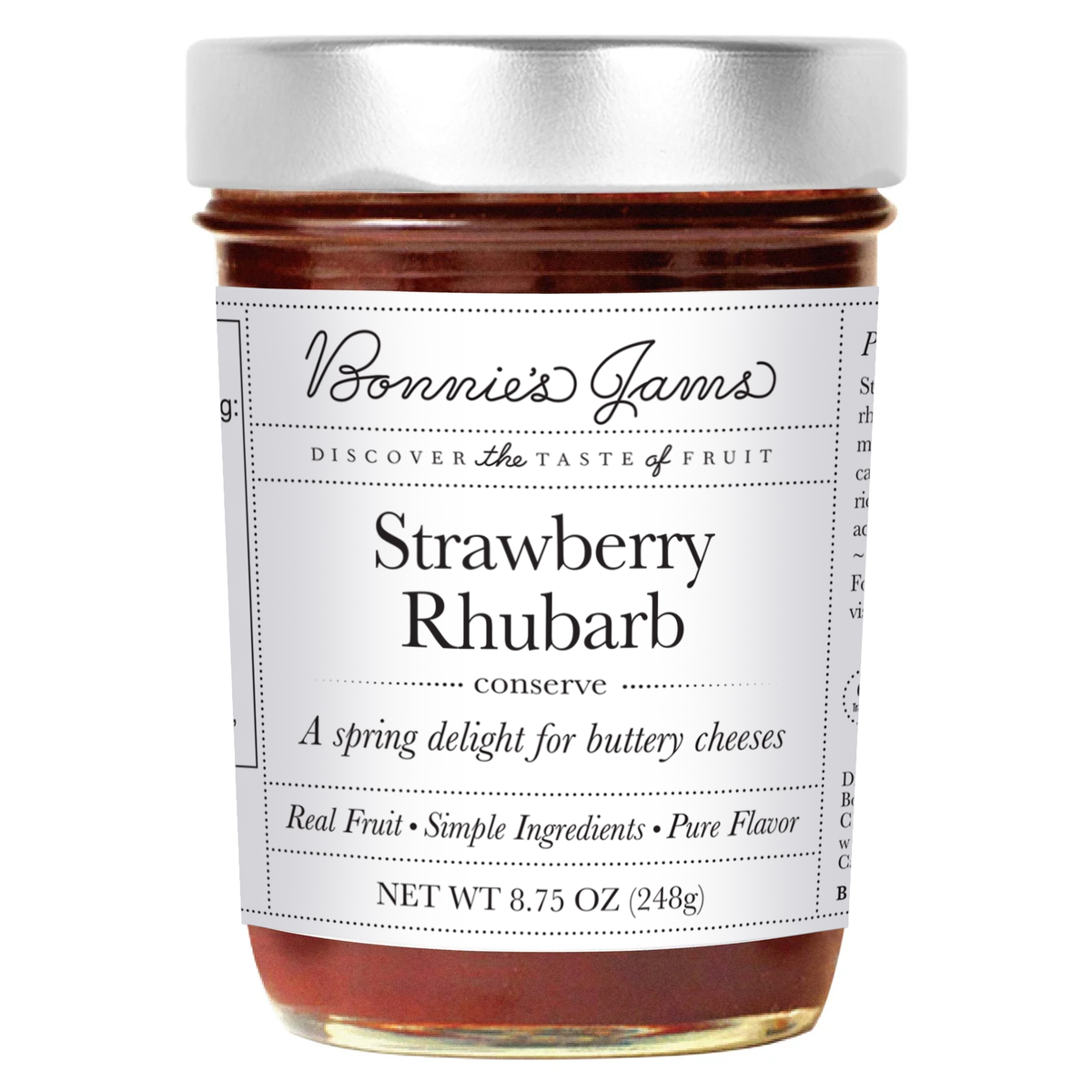 Bonnie's Jams - Strawberry Rhubarb
