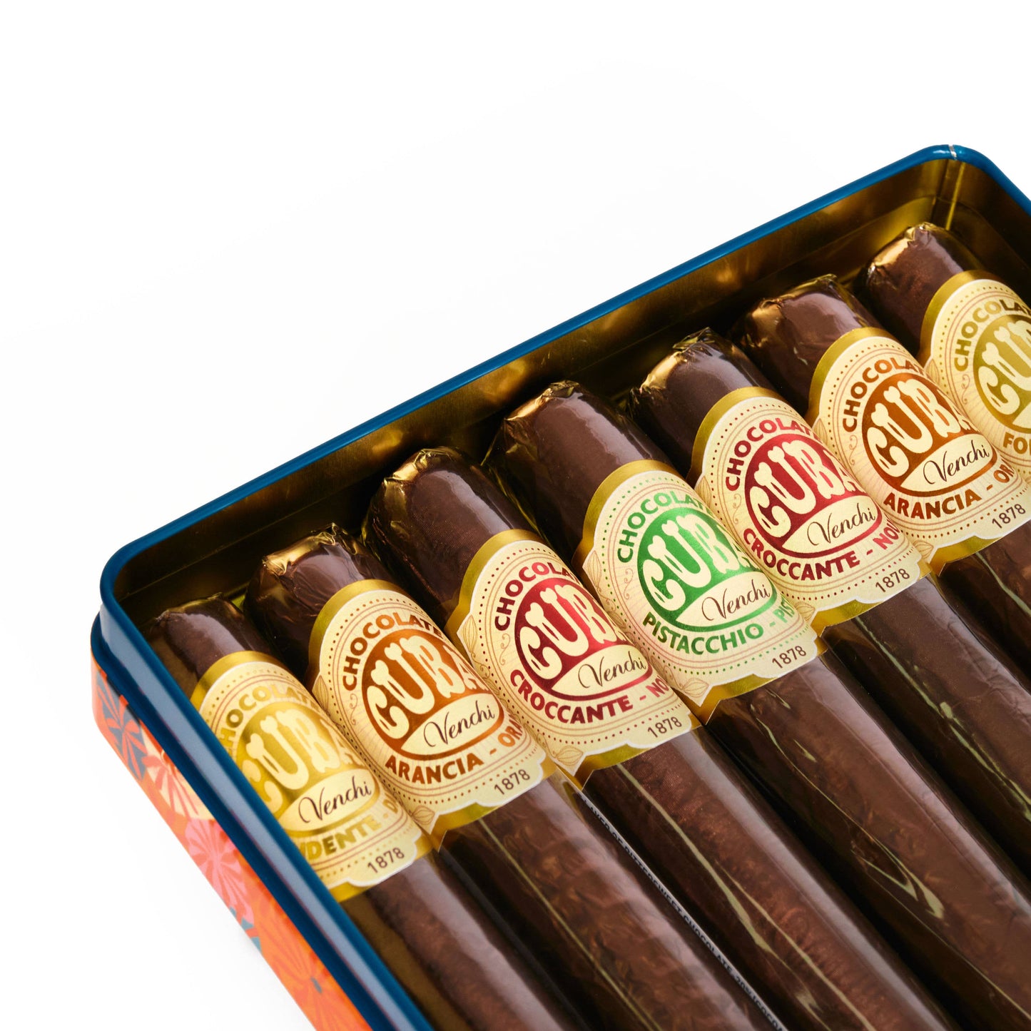 Cigar Selection Tin Box - Italian Gourmet Chocolate