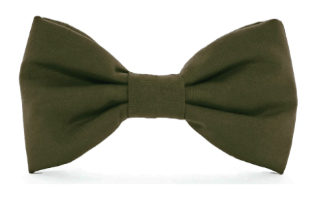 Foggy Dog Olive Dog Bow Tie