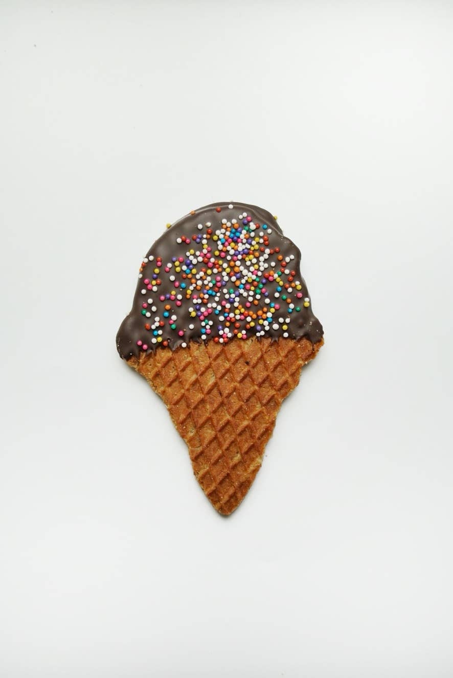 Ice Cream Cone-Shaped Stroopwafel