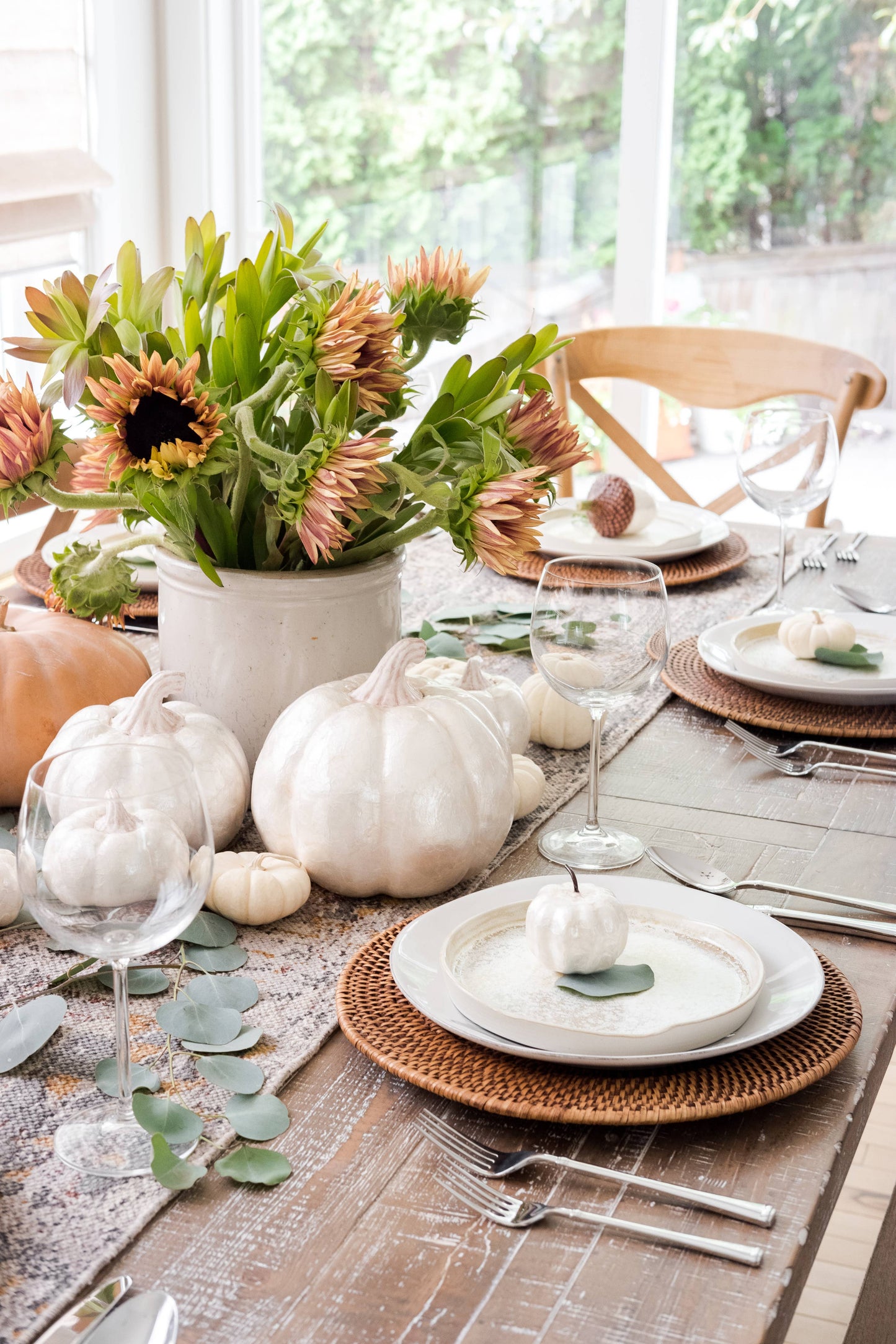 Capiz White or Orange Pumpkin
