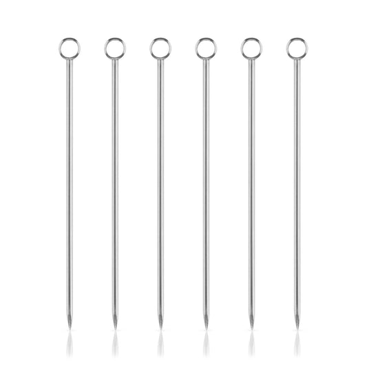 Harrison Reusable Stainless Steel Cocktail Picks Set of 6