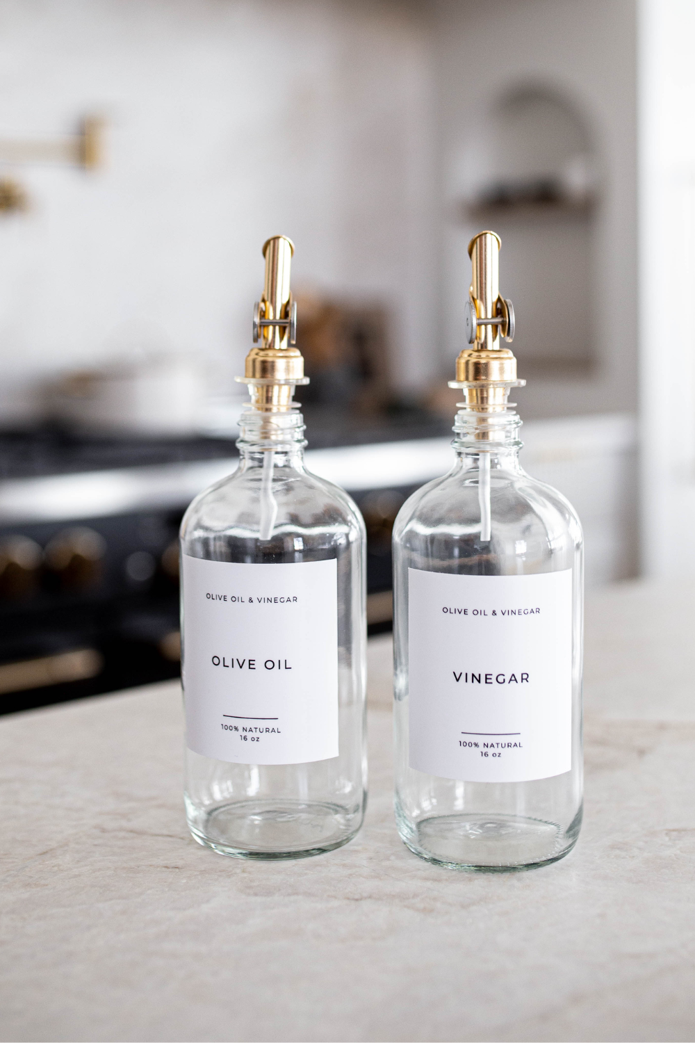 Glass Olive Oil & Vinegar Dispenser