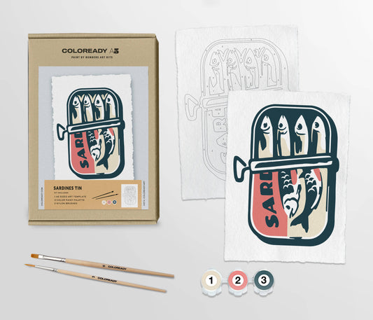 Sardine Tin | Modern Paint By Numbers Kit