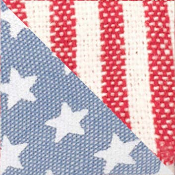 Stars and Stripes Summer Memorial Day Lady Dog Bow
