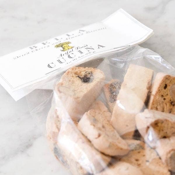 Bella Cucina 意式脆饼（干樱桃杏仁味）袋装 - 6盎司