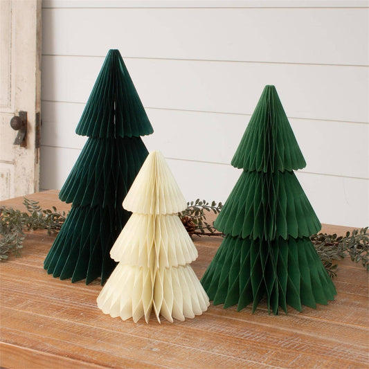 Honeycomb Christmas Trees