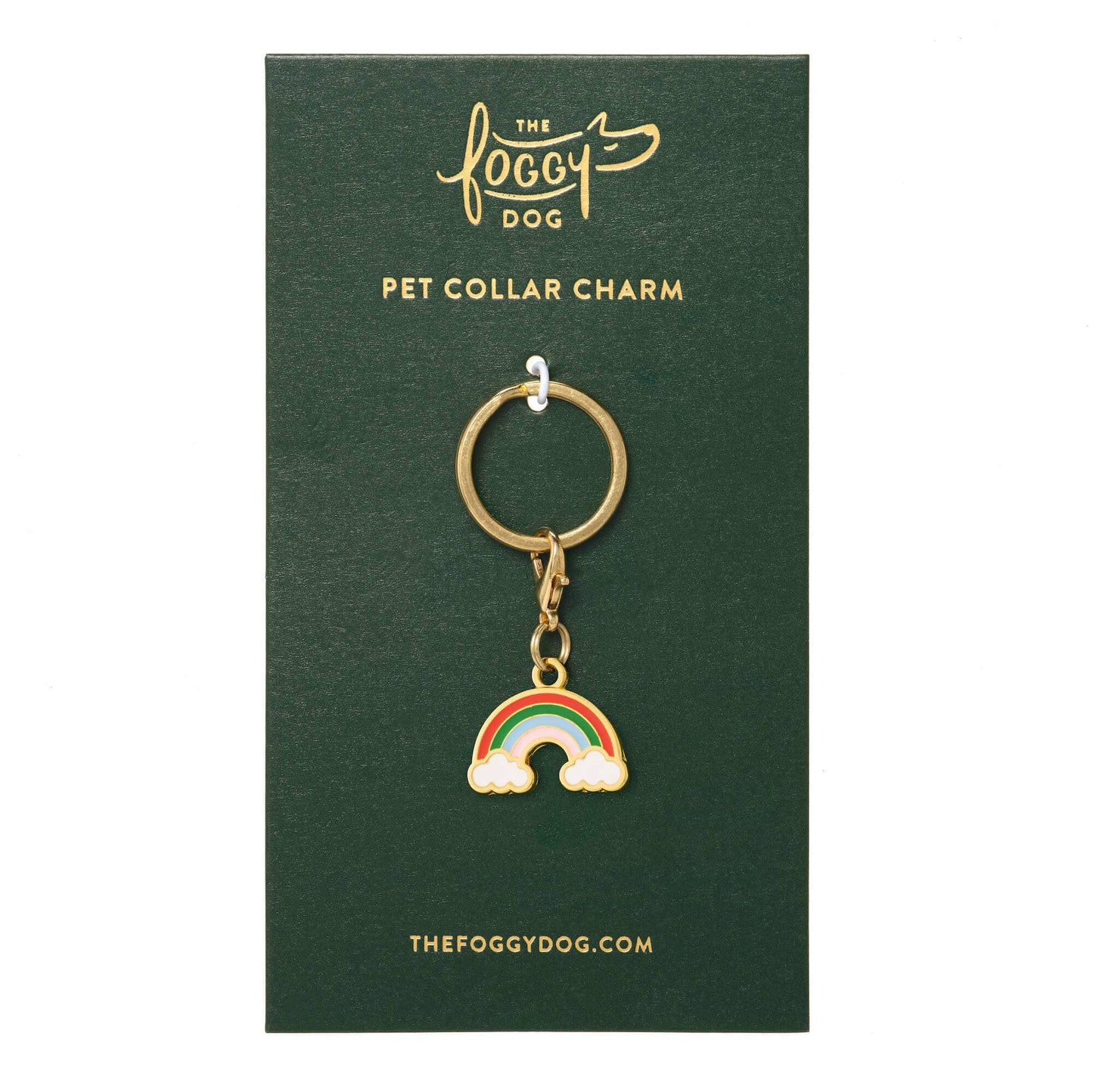 Rainbow St. Patrick's Day Collar Charm
