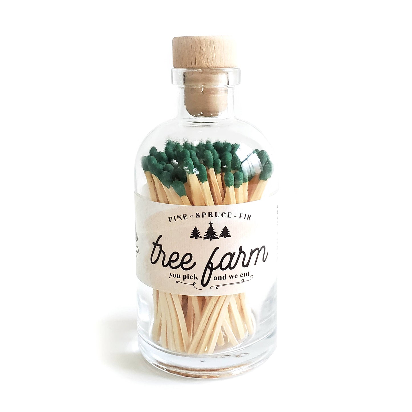 Skinny Tapered Candles - Christmas Green