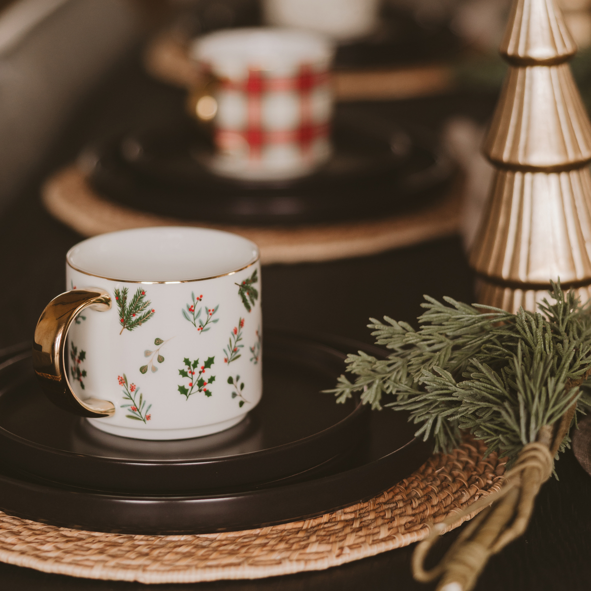 Holiday Greenery Coffee Mug