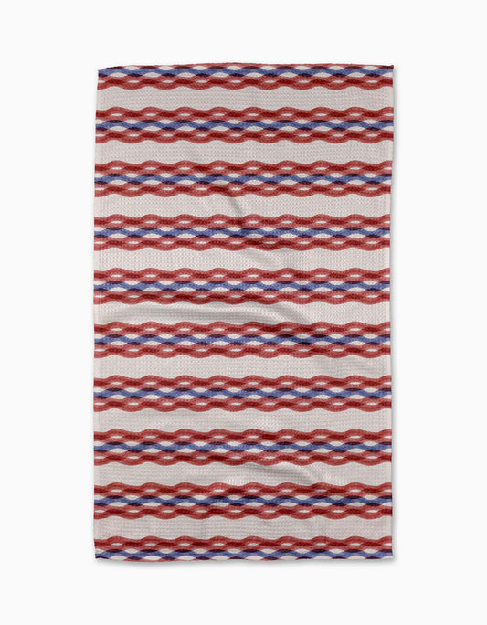 Waving Stripe Tea Towel
