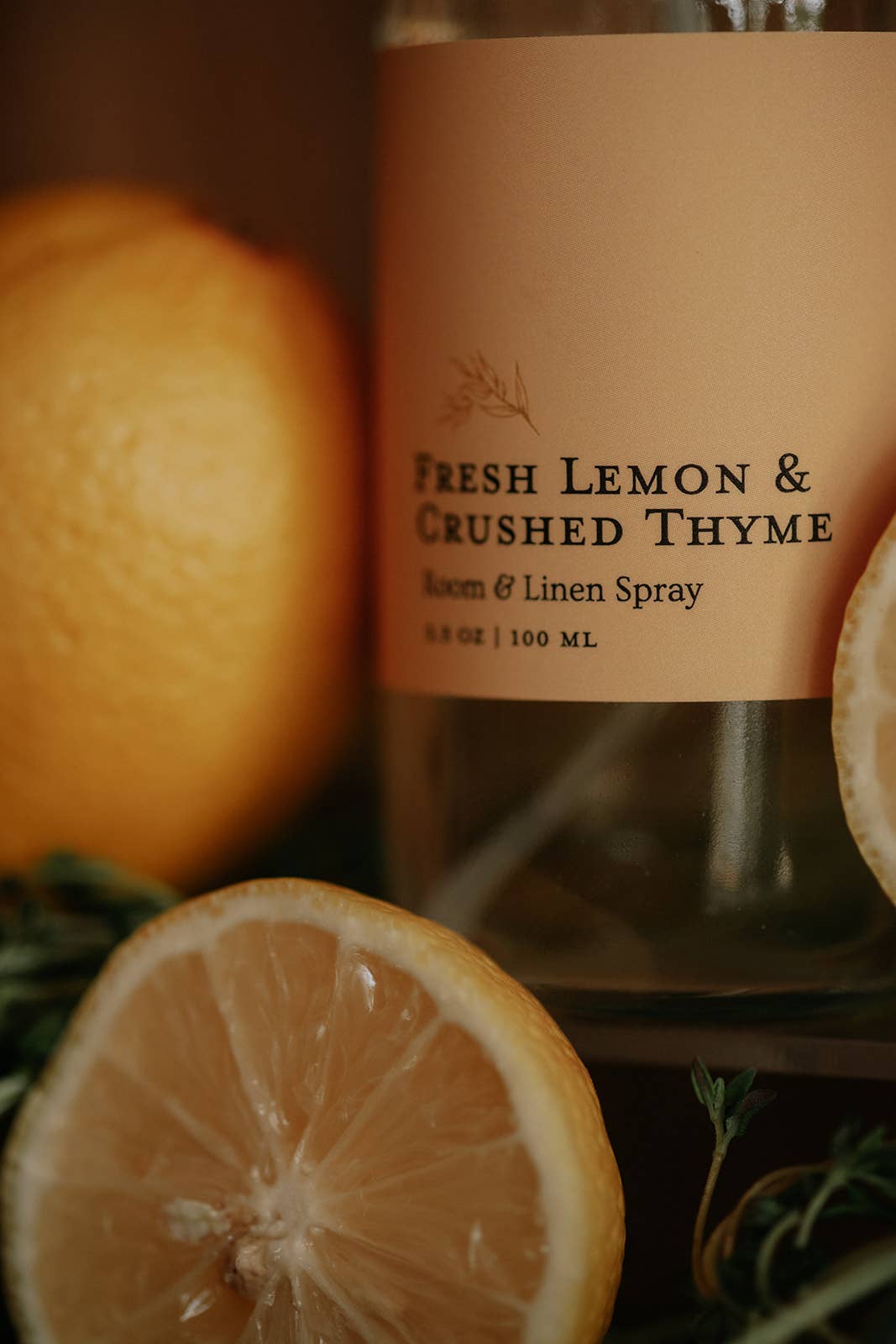 Fresh Lemon & Crushed Thyme I  Room & Linen Spray