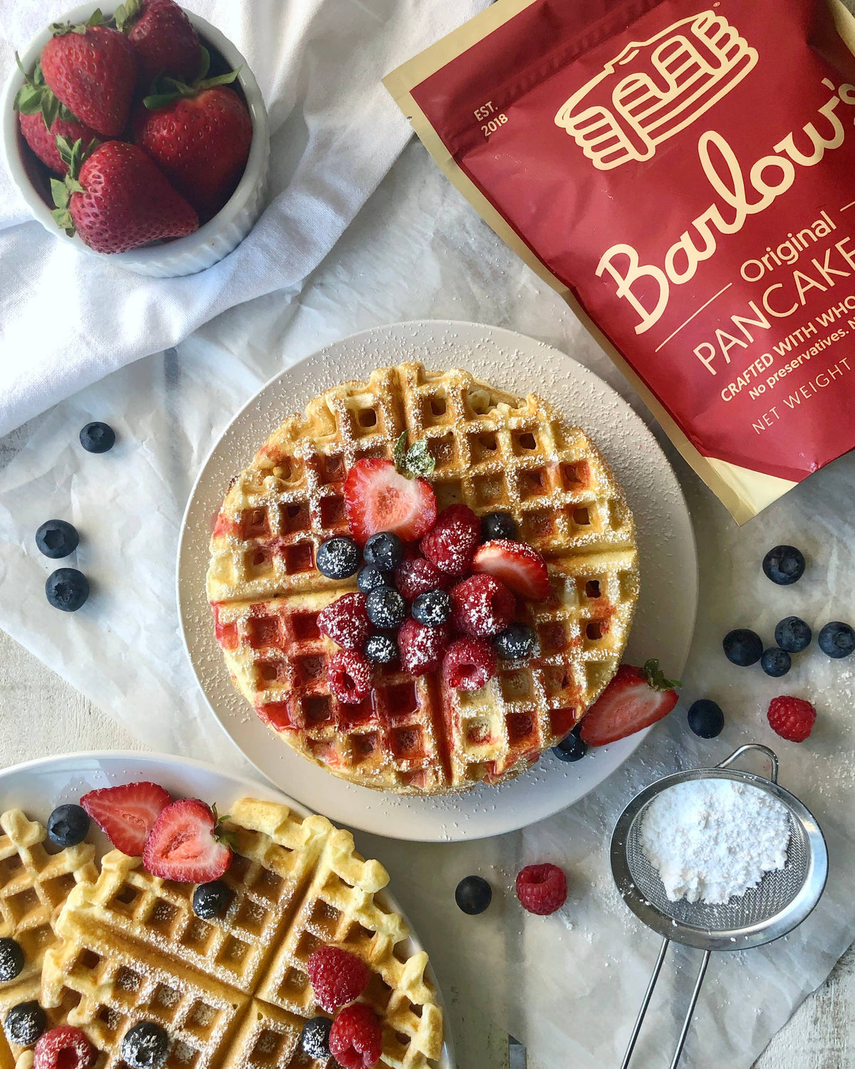 Barlow's Pancake Biscuit Waffle Mix - 3in1 baking mix