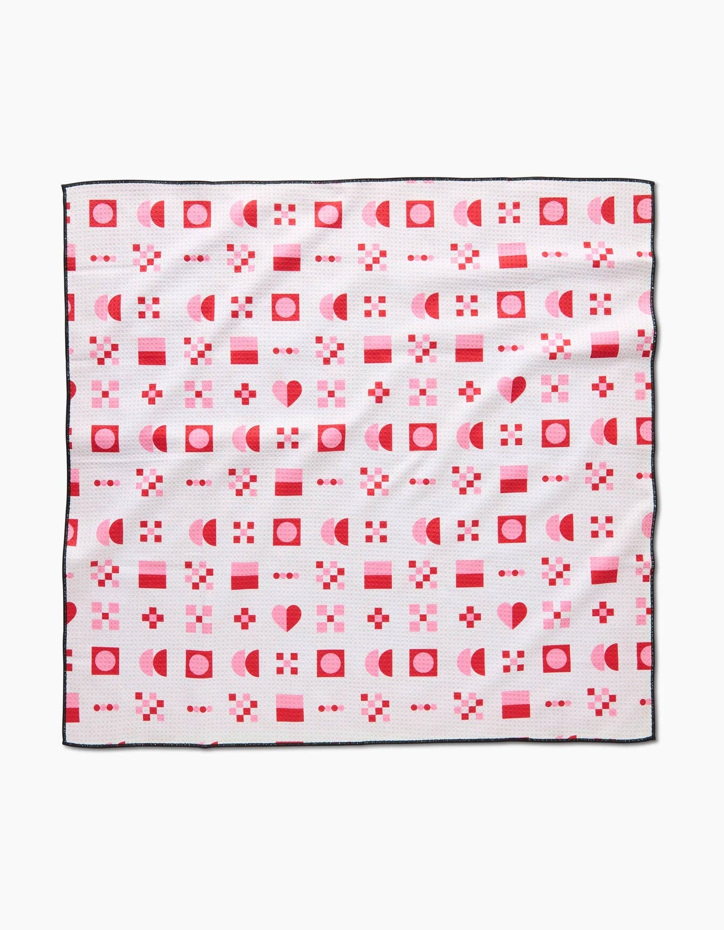 Heart Quilt Dog Towel