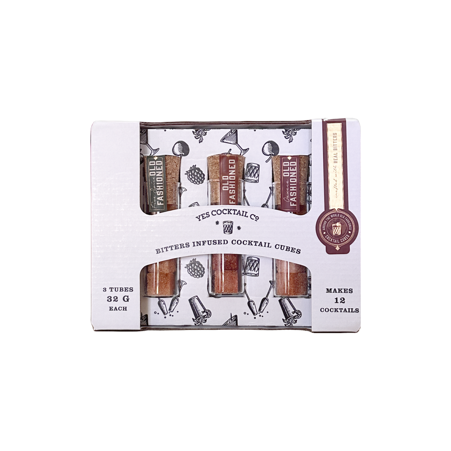 Bitters Infused Cocktail Cube Variety Gift Set