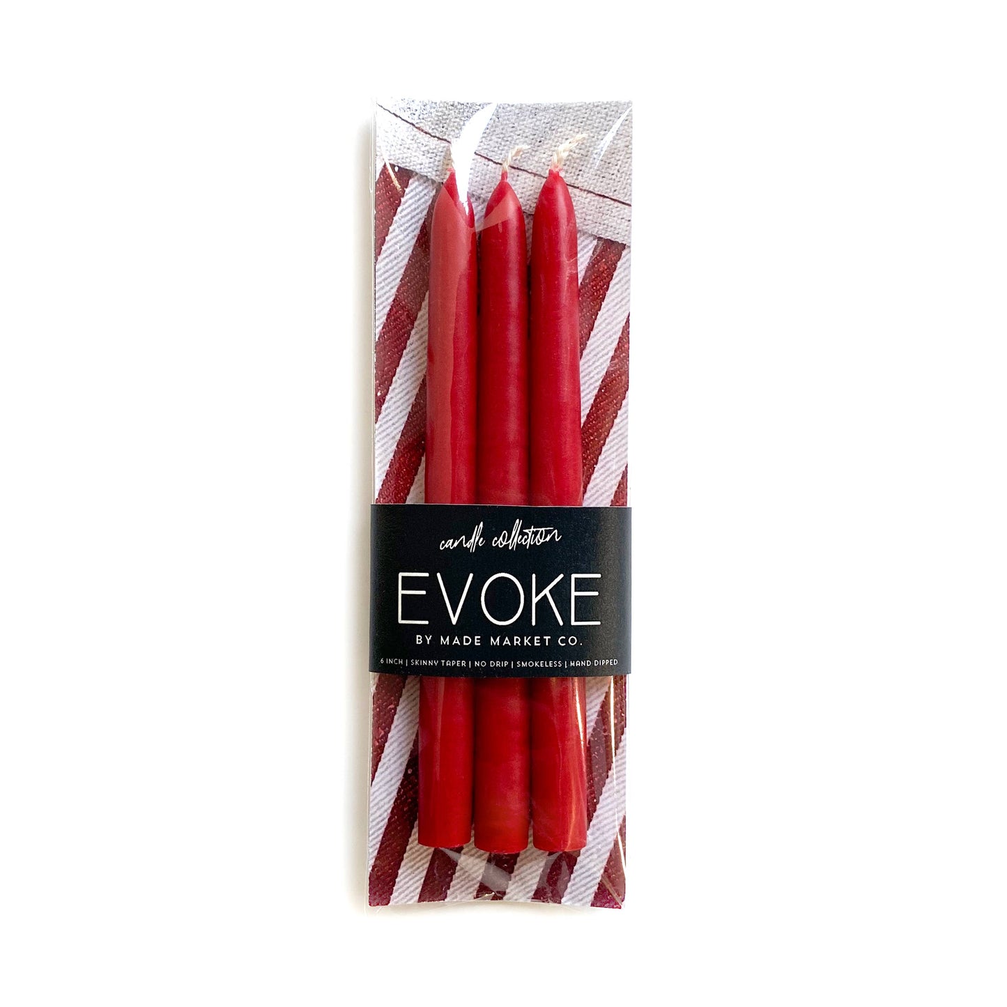 Skinny Tapered Candles - Christmas Green