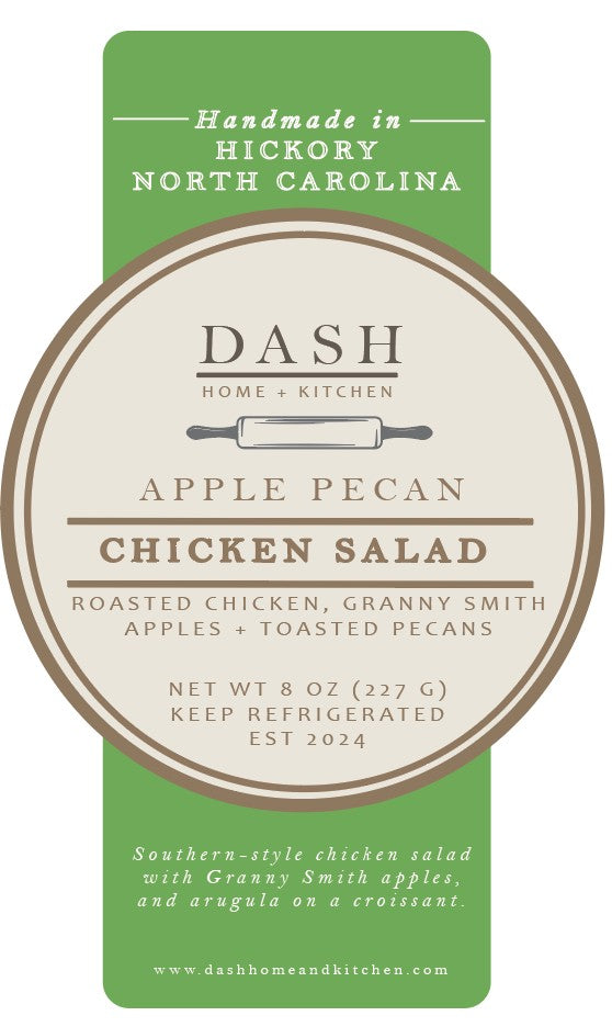 DASH Gourmet-to-Go Apple Pecan Chicken Salad Croissant