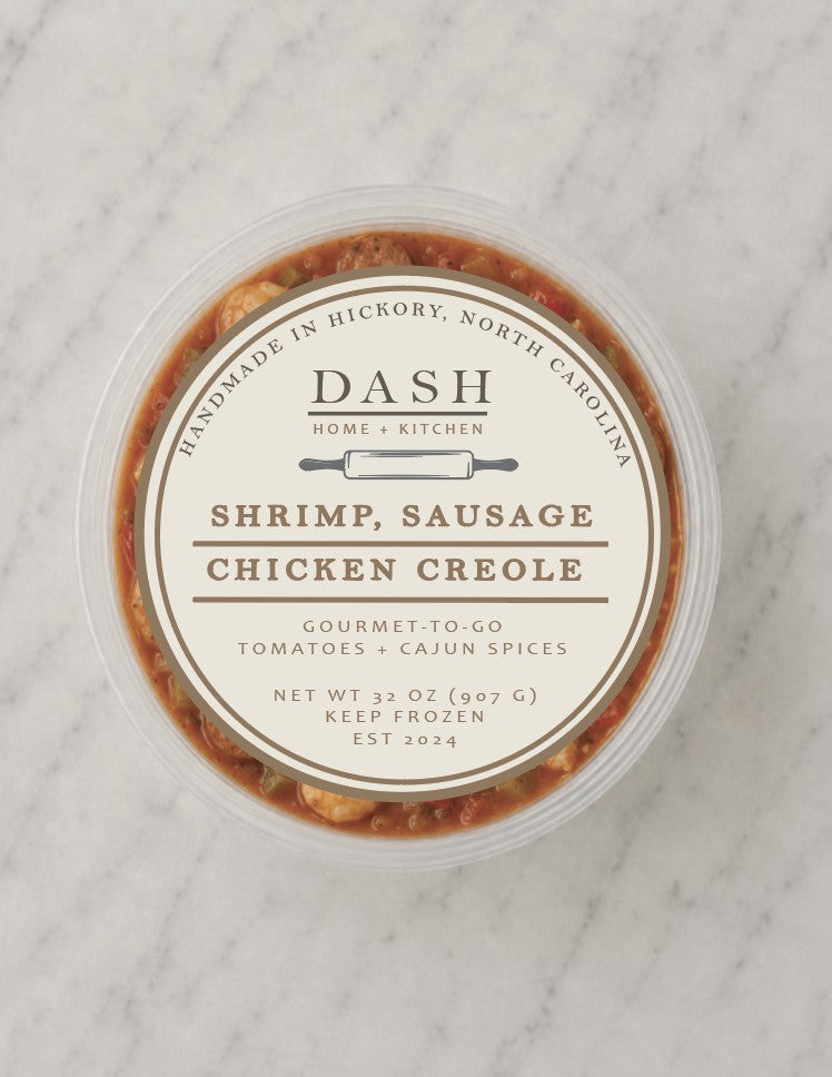 DASH Gourmet-to-Go, Shrimp, Creole, + Chicken Creole
