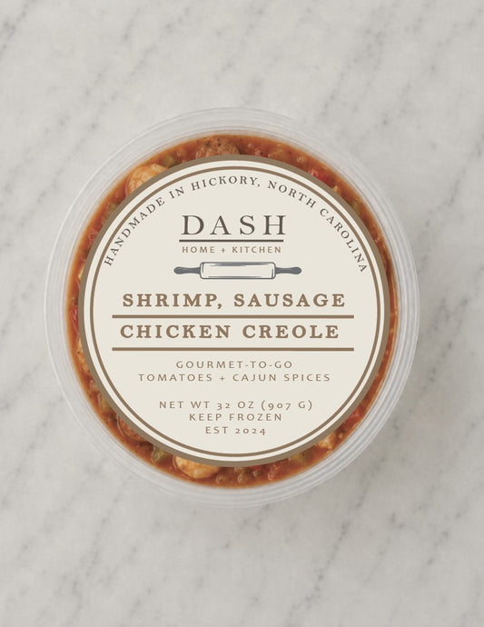 DASH Gourmet-to-Go, Shrimp, Creole, + Chicken Creole