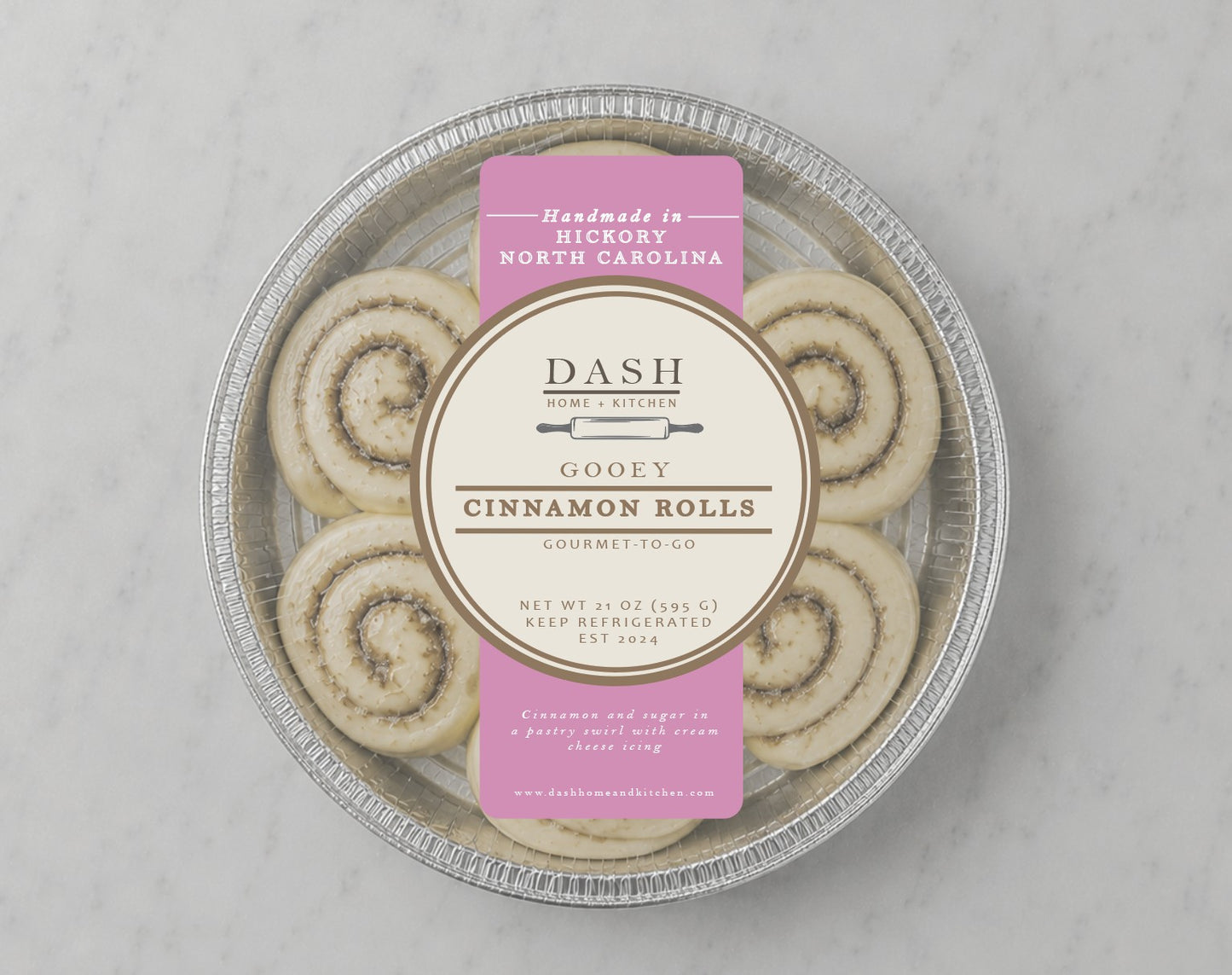 DASH Gourmet-to-Go, Gooey Cinnamon Rolls