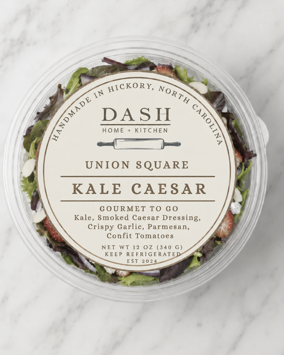 DASH Gourmet-to-Go, Union Square Kale Caesar Salad