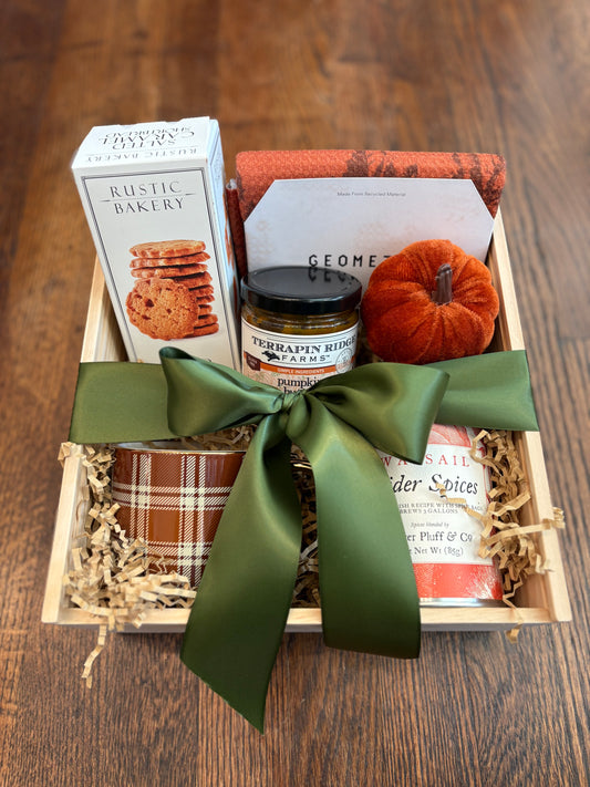 Fall Afternoon Tea Gift Box — Cozy Tea & Treats Set