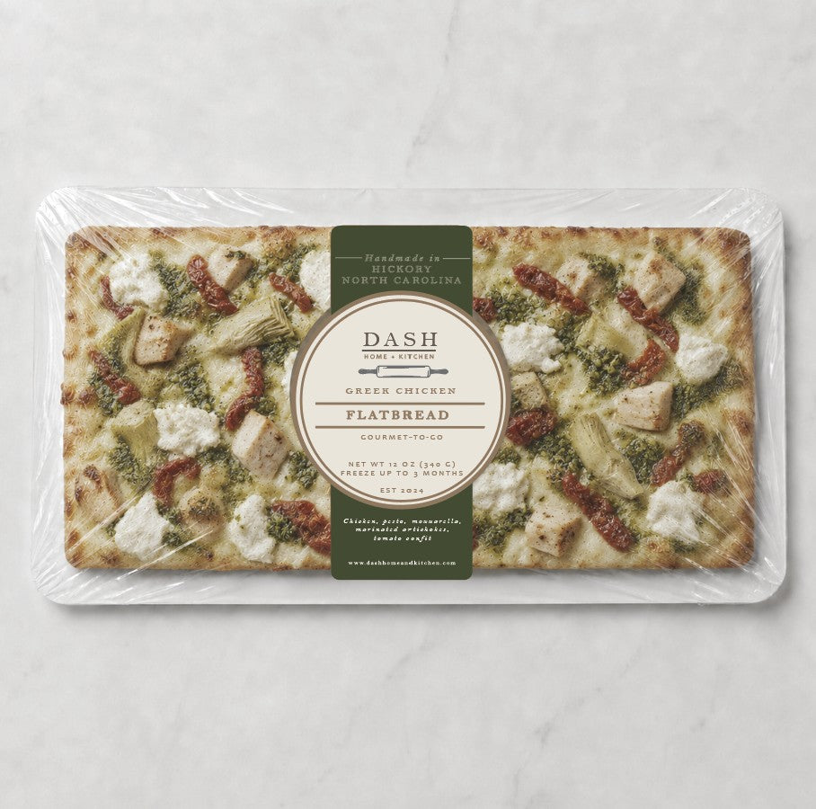 DASH Gourmet-to-Go, Greek Chicken Flatbread