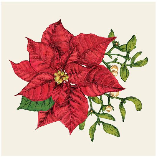 Hester and Cook Poinsettia Napkins