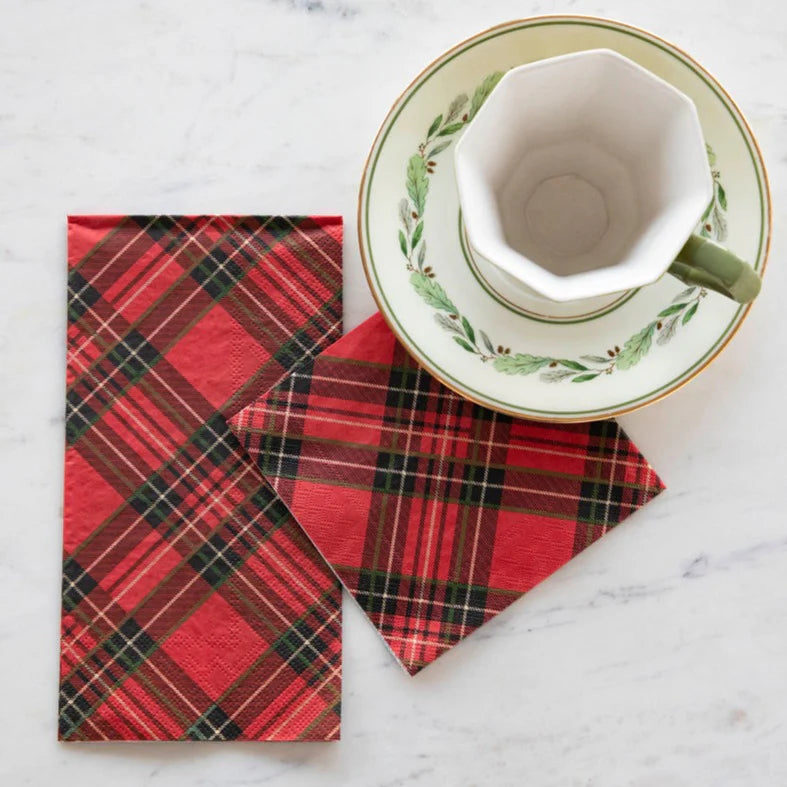 Hester and Cook Red Plaid Napkins
