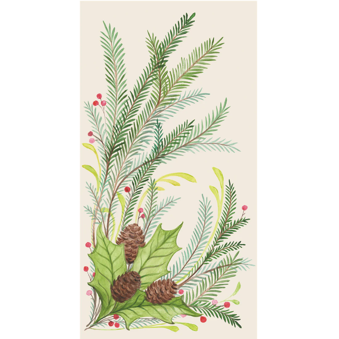 Hester and Cook Christmas Sprigs Napkins