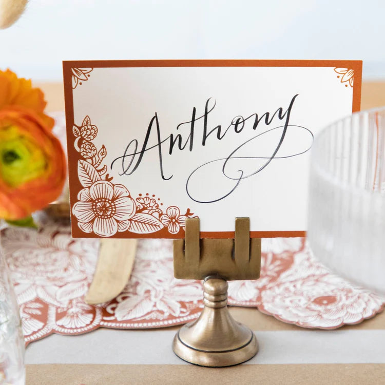 Harvest Blooms Place Cards