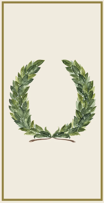 Napperon Couronne de Laurier Hester & Cook