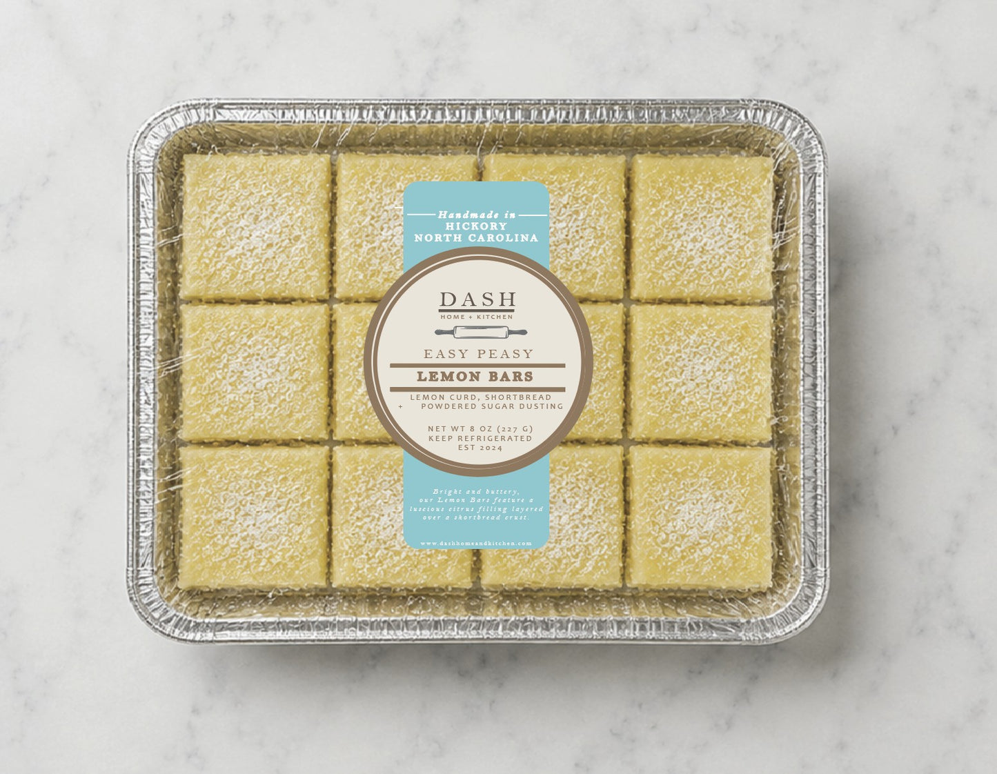 DASH Gourmet-to-Go, Easy Peasy Lemon Bars