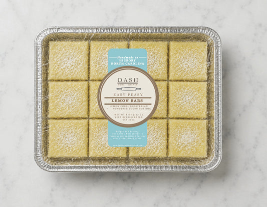 DASH Gourmet-to-Go, Easy Peasy Lemon Bars