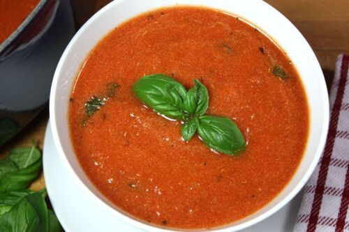 Ladyfinger tomato Bisque