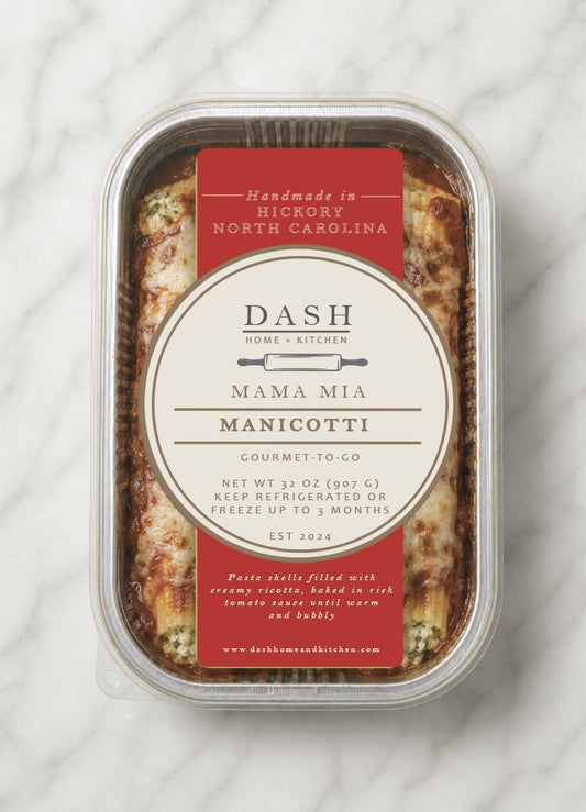 DASH Gourmet-to-Go, Mama Mia Manicotti
