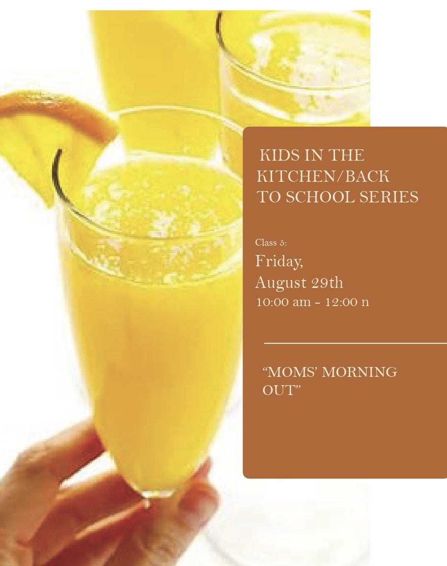 Mom's Morning Out, Friday, August 29th, 10:00 am - 12:00 n
