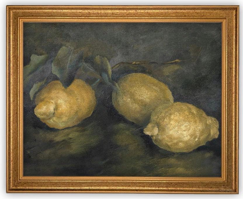 Framed Still Life Kitchen Painting 8x10