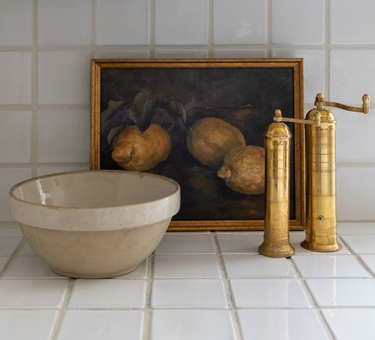 Framed Still Life Kitchen Painting 8x10