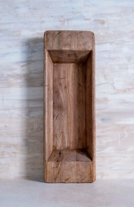 Hand Carved Maple Trough