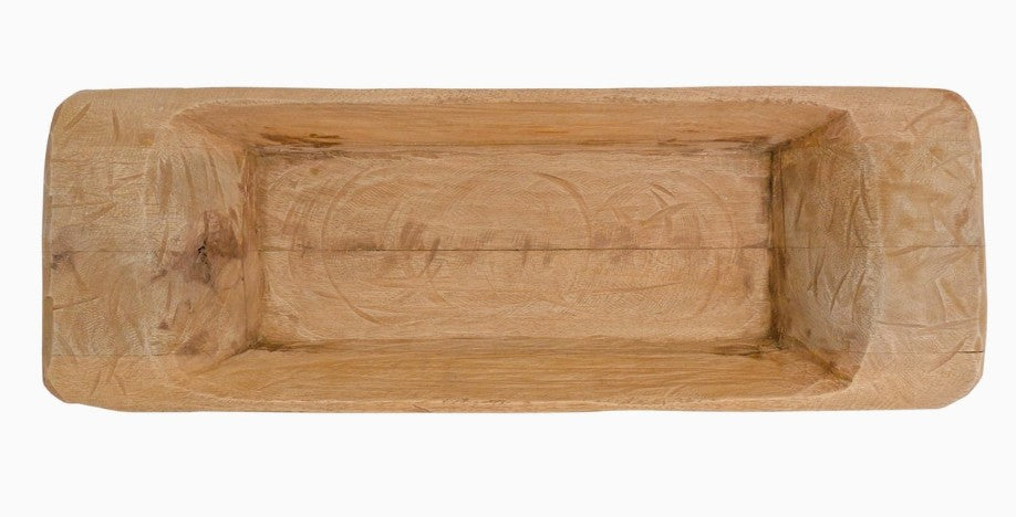 Hand Carved Maple Trough