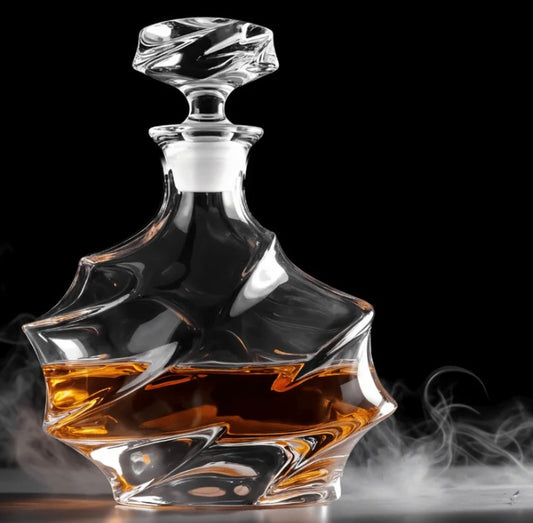 Japanese Crystal Whisky Decanter - Storm