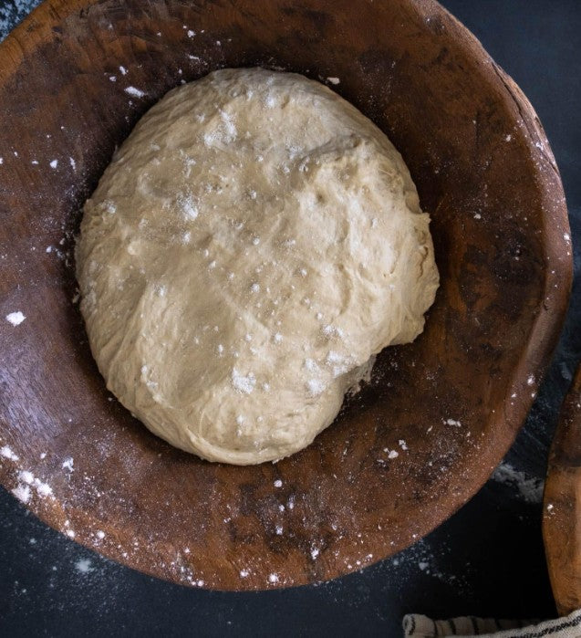 Found Dough Bowl Natural Wash Small