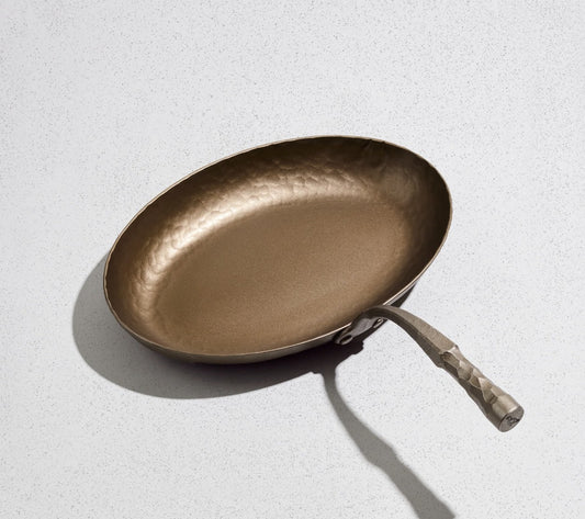 Smithey Ironware Carbon Steel Farmhouse The Fish Skillet at DASH Home + Kitchen Hickory NC