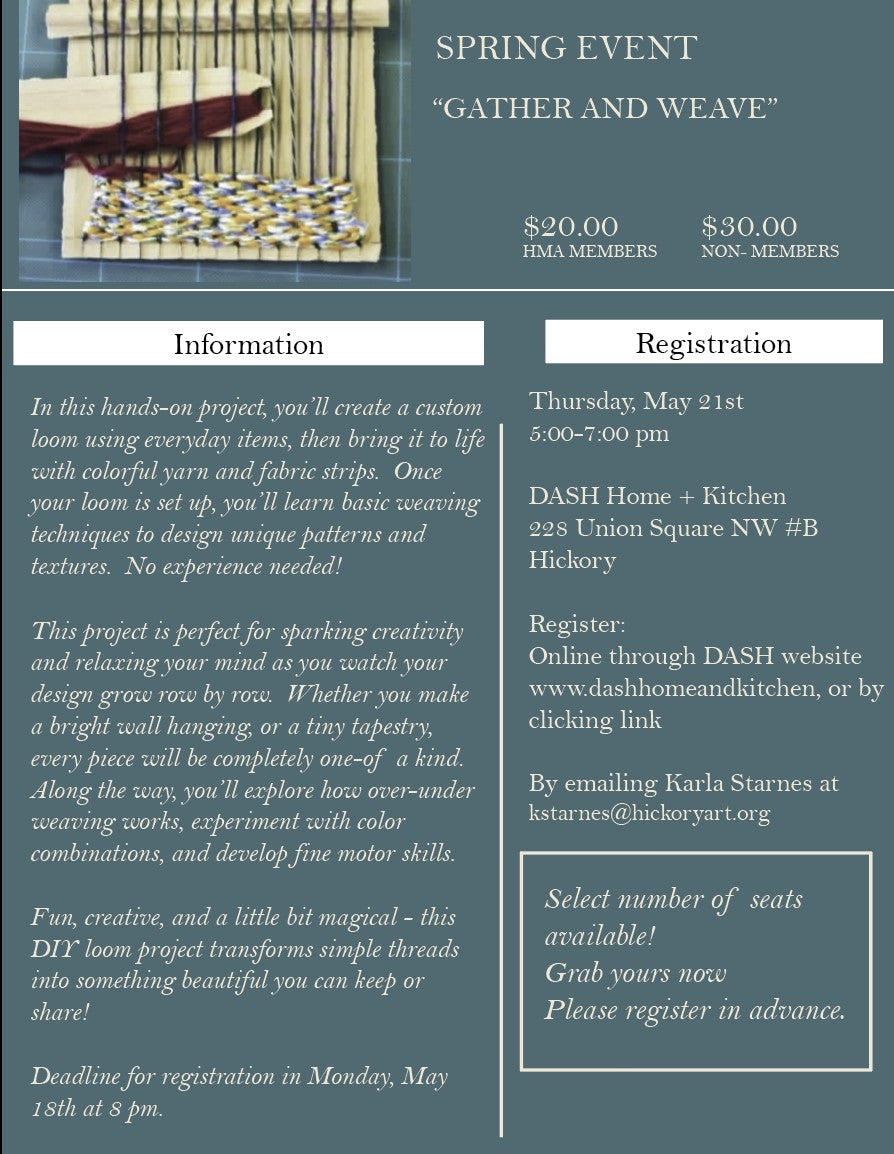 Gather and Weave - Hickory Museum of Art