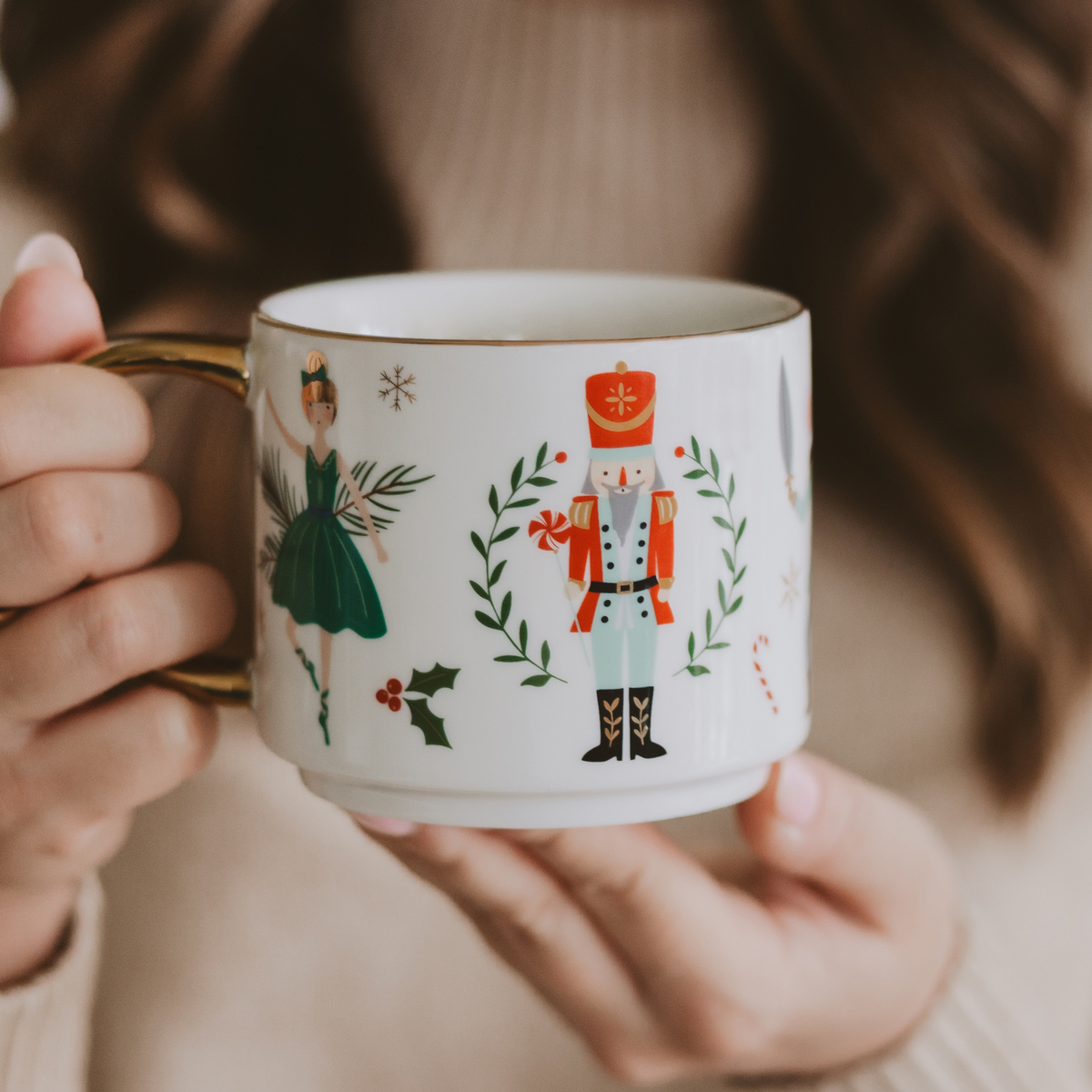 Ditsy Nutcracker Coffee Mug